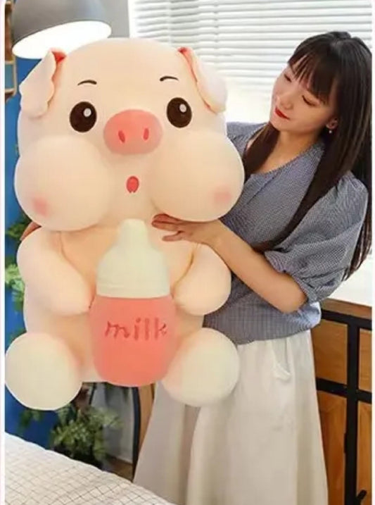 Cute Plushie Pig Toy, Pillow, Doll Plushy For All Ages 14 Inches